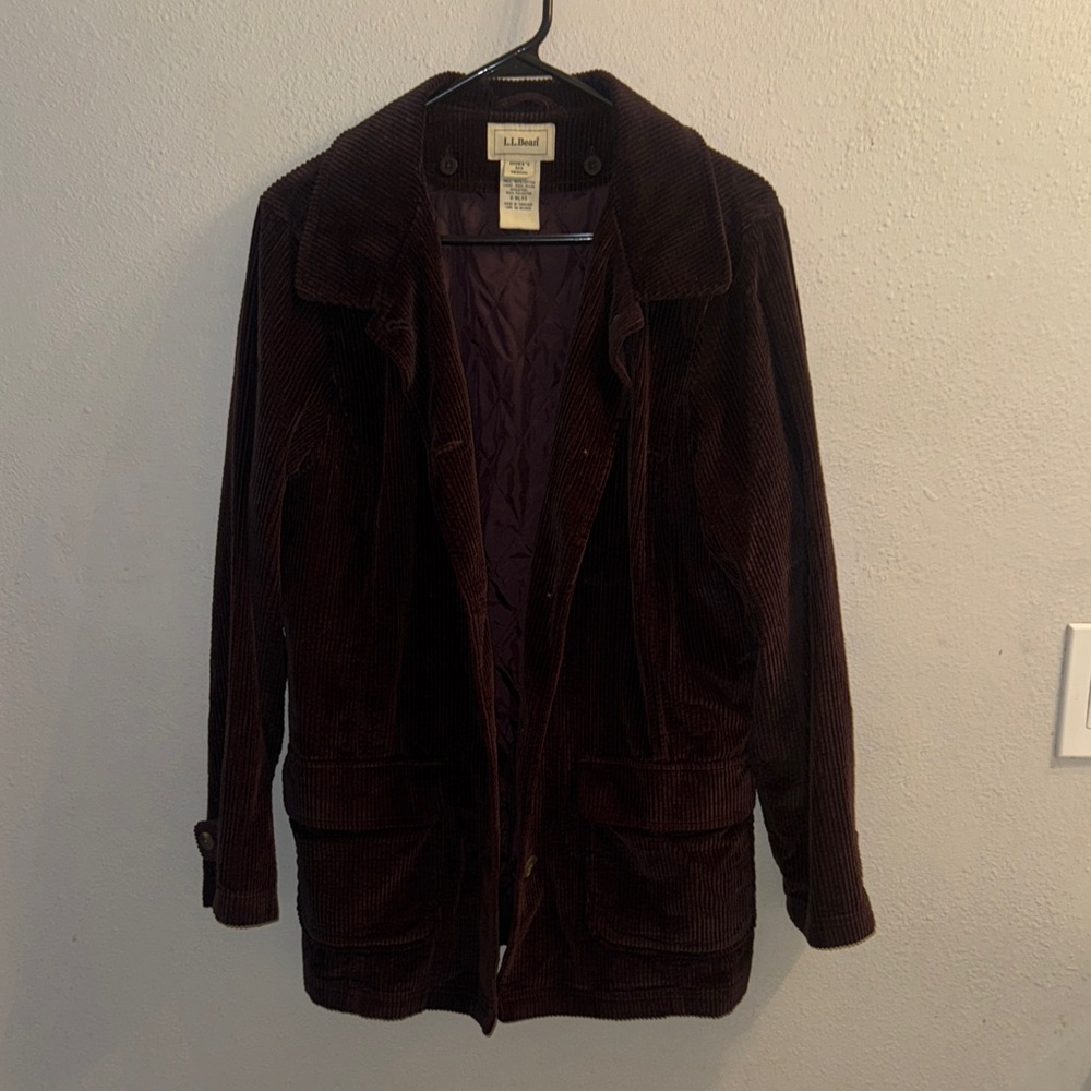 L.L. Bean Women's Utility Jacket - Dark Brown
